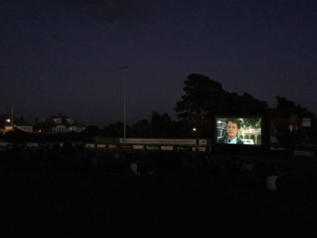 Skylight Outdoor Cinema Hire Football Ground Sporting Event with Pop-up Screen